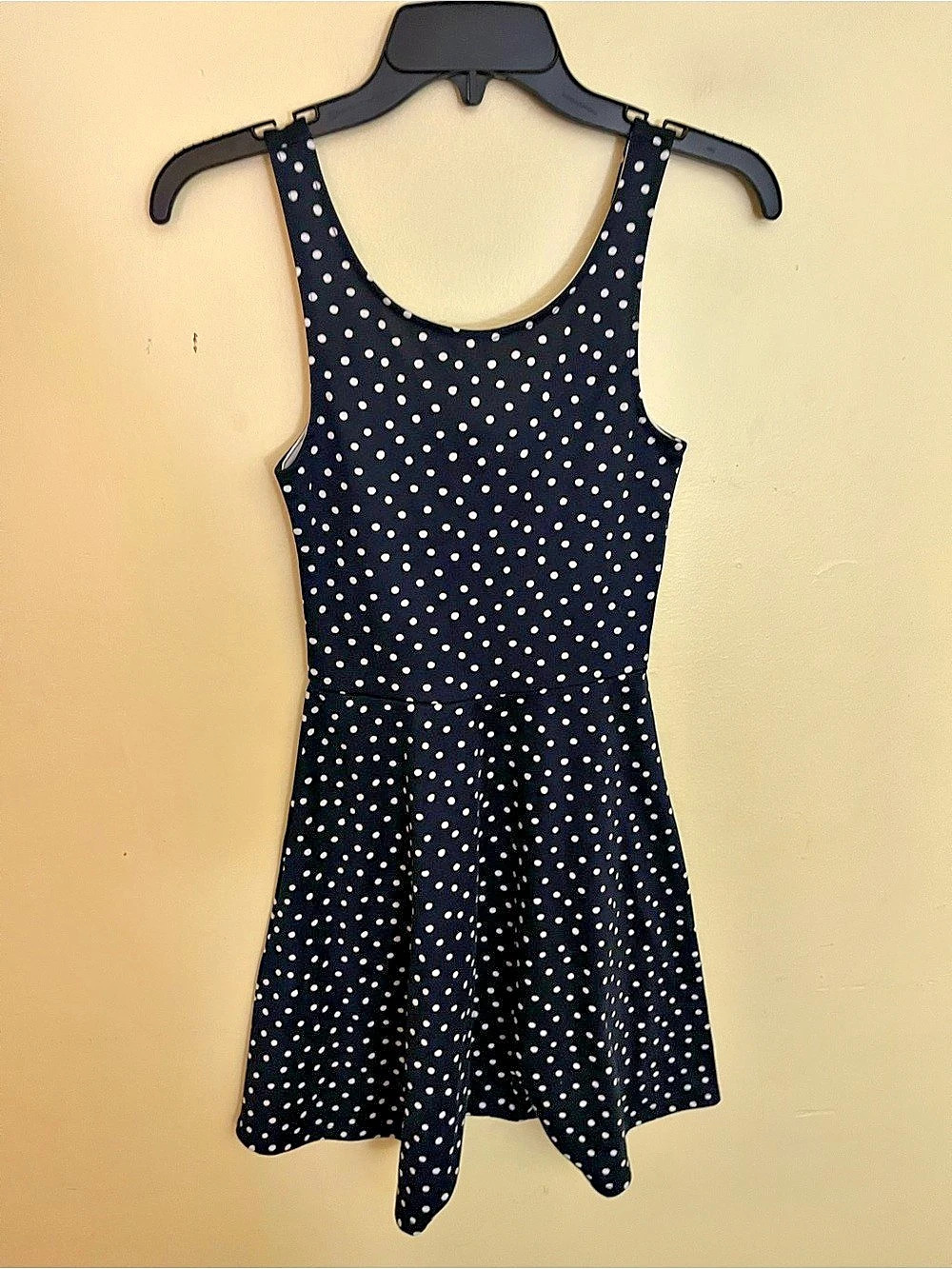 Divided Polka Dot Mini Dress in Black & White Size 2 Like New